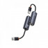 USB-Хаб Baseus Lite Series Ethernet Adapter USB-A to RJ45 LAN Port (100Mbps) Black (WKQX000001) (15083)