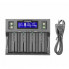 Зарядное устройство LiitoKala Lii-D4XL на 4+2 каналов для Ni-Mh/Li-ion/LiFePo4/крона, 220V/12V, LED+LCD (22083)