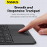 Клавіатура Baseus Brilliance Series Magnetic Keyboard Case for Pad (2019/2020/2021) 10.2″ Cluster Black (with Simple Series Type-C Cable) (P40112602111-01) (183)