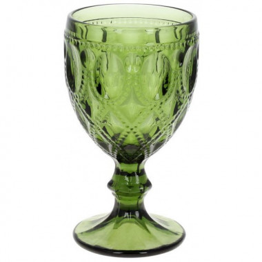 Набір 5 винних келихів Siena Toscana 300мл, оливкове скло (19183)