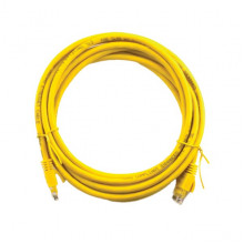 Патч-корд литой UTP RJ45 кат. 5Е 1 м (желтый) (3183)