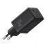 Мережевий зарядний пристрій Baseus Cube Fast Charger C+U 30W EU Cluster Black (P10111404113-00) (383)