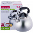 Чайник Kamille Whistling Kettle 2.8л з нержавіючої сталі зі свистком і скляною кришкою (1483)
