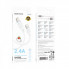 Кабель BOROFONE BX115 Lotto silicone charging data cable iP White (6941991119637) (17483)