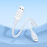 Кабель BOROFONE BX115 Lotto silicone charging data cable iP White (6941991119637) (17483)