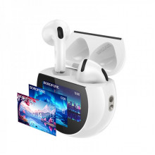 Бездротові навушники TWS BOROFONE BW87 Mist, touch screen, White (6941991119491) (8483)