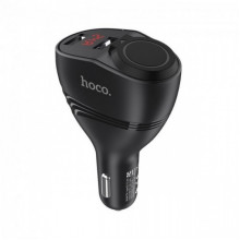 Автомобильная зарядка Hoco Z34 3,1А (2 USB) дисплей + разветвитель (20583)