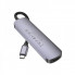 USB-хаб HOCO HB27 Type-C multi-function converter(HDTV+USB3.0+USB2.0*2+PD) Metal Gray (6931474769329) (14683)