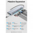 USB-хаб Vention Multi-function USB-C to HDMI/VGA/USB-C Gen 1/USB 3.0x2/USB 2.0/RJ45/SD/TF/TRRS 3.5mm/PD Docking Station 0.25m (THTHC) (14783)