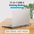 USB-хаб Vention Multi-function USB-C to HDMI/VGA/USB-C Gen 1/USB 3.0x2/USB 2.0/RJ45/SD/TF/TRRS 3.5mm/PD Docking Station 0.25m (THTHC) (14783)
