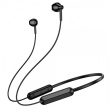 Бездротові спортивні навушники BOROFONE BE70 Light neck-hanging BT earphones obsidian black (6941991117046) (19883)