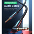 Аудіокабель UGREEN AV112, 3.5mm Male to 3.5mm Male, nylon braid, 2m, Blue (UGR-60181) (18983)