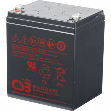 Батарея к ИБП CSB HRL1225WF2FR 12V 5.8Ah (HRL1225WF2) (16093)