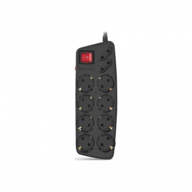 Сетевой фильтр питания REAL-EL RS-Protect 505, 3m, black (EL122300045) (22093)