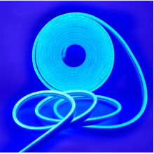 Светодиодная неоновая лента NEON 220В JL 2835-120 G IP65 герметичная 5 метров Синяя (14193)