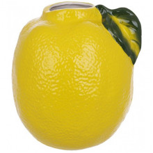 Ваза керамічна Lemon Ø18х20см з вузьким шийкою (18193)
