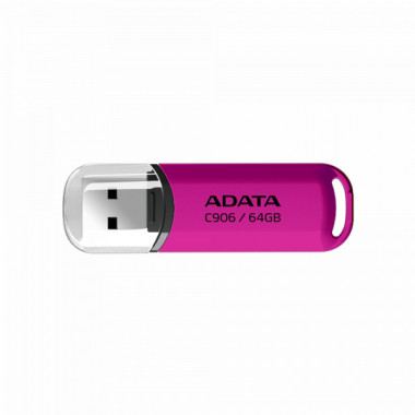 Флеш-накопичувач ADATA USB 2.0 C906 64Gb Purple Pink (AC906-64G-RPP) (293)