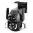 Камера наружная поворотная уличная двойная WIFI DOUL CAM Q-821 FULL-HD 4Mp Ночная сьемка Черная (9293)