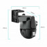 Камера наружная поворотная уличная двойная WIFI DOUL CAM Q-821 FULL-HD 4Mp Ночная сьемка Черная (9293)