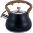 Чайник Kamille Whistling Kettle Black 2.7л з нержавіючої сталі зі свистком (чорний) (1493)