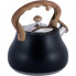Чайник Kamille Whistling Kettle Black 2.7л з нержавіючої сталі зі свистком (чорний) (1493)