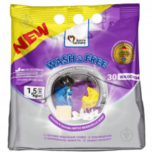 Стиральный порошок Wash&Free Universal Жасмин и лаванда с марсельским мылом 1.5 кг (4262396140883) (7493)