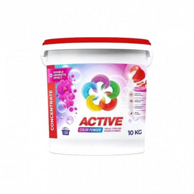 Стиральный порошок Active PR Color С ароматом свежести 10 кг + Дозатор (4820196010715) (15593)