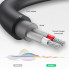 Аудіокабель UGREEN AV109 3.5mm Male to 2RCA Female Cable 25cm (Gray)(UGR-10547) (UGR-10547) (19693)