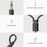 Аудіокабель UGREEN AV109 3.5mm Male to 2RCA Female Cable 25cm (Gray)(UGR-10547) (UGR-10547) (19693)
