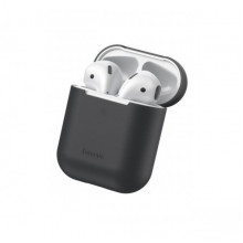 Чехол Baseus для наушников AirPods Черный (WIAPPOD-BZ01) Черный (WIAPPOD-BZ01) (3693)