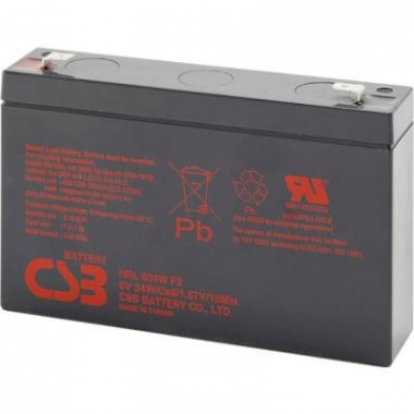 Батарея к ИБП CSB HRL634WF2 6V 9Ah (HRL634WF2) (15793)