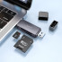 Кардрідер HOCO HB45 Spirit 2-in-1 USB/Type-C 3.0 card reader Metal gray (6942007620529) (19793)