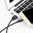 Кабель HOCO X14 USB to Micro 2A, 2m, nylon, aluminum connectors, Black (6957531062905) (14893)