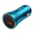 Автомобільний зарядний пристрій Baseus Golden Contactor Max Dual Fast Charger Car Charger U+C 60W Blue (CGJM000103) (19104)