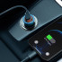 Автомобільний зарядний пристрій Baseus Golden Contactor Max Dual Fast Charger Car Charger U+C 60W Blue (CGJM000103) (19104)