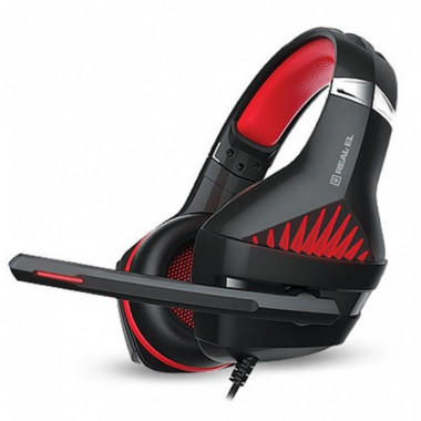 Наушники REAL-EL GDX-7600 Black/Red (EL124100028) (20104)