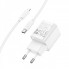 Мережевий зарядний пристрій з кабелем HOCO C146A Charm single port PD20W charger set (C to iP) (EU) White (6942007630252) (20204)