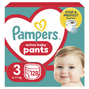 Подгузники Pampers Pants Midi Размер 3 (6-11 кг) 128 шт. (8006540069417) (7204)