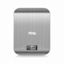Весы кухонные электронные 5кг DSP KD7012 металлические + батарейки (9204)