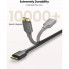 Кабель UGREEN US130 USB 3.0 A Male to Micro USB 3.0 Male Cable 0.5m (Black)(UGR-10840) (UGR-10840) (15304)