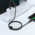 Кабель ACEFAST C1-03 Type-C to Type-C 3A, 1.2m, nylon, aluminum connectors, Black (6974316280521) (16304)