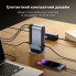 USB-хаб Baseus UnionJoy 17-Port Triple-Display  Docking Station Space Grey（USB-C to HDMI4K@60Hz*2+DP4K@60Hz*1+USB3.0*3+USB-C3.0*2+USB2.0*2+PD*1+PC*1+ (B00532304811-00) (18304)