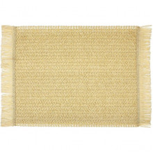 Набір 6 льняних підтарельників "Rustic Beige" 30х45см, прямокутні (20304)