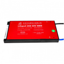 BMS плата LiFePO4 60V 20S Dis 20A Ch 10A (5304)