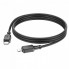 Кабель для телефона с быстрой зарядкой Type-C to Lightning Apple iPhone HOCO X101 100см 27W Черный (9304)