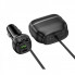 Автомобільний зарядний пристрій HOCO Z59 Rank 48W dual port PD30W+QC3.0 dual cigarette lighter slot car charger Black (6942007641500) (8504)