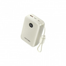 Батарея универсальная VENTION 20000mAh 22,5W Fast Charging, with built-in USB-C cable, Beige (FKBN0-C) (16604)