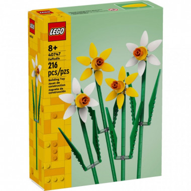 Конструктор LEGO Iconic Нарциссы 216 деталей (40747) (7604)