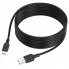Кабель BOROFONE BX113 Lenny silicone charging data cable Micro(L=3M) Black (6941991115547) (14804)