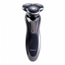 Аккумуляторная мужская электробритва с плавающими головками Geemy GM 7719 Серая (20804)